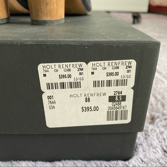 Vince black leather ankle cuff sandal US7-8.5 - Picture 2 of 5